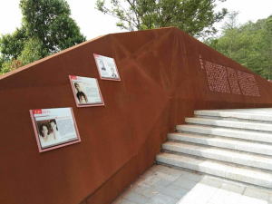 瓮安耐候钢挡土墙